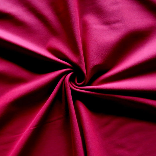Beyond Garnet Red Supplex Lycra Jersey Knit Fabric