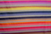 Bittersweet Rainbow Stripes Knit Fabric