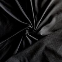 Onyx Poly Spandex Brushed Back Jersey Knit Fabric