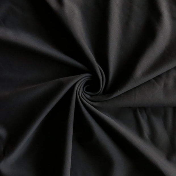 Matte Black Nylon Spandex Supplex Fabric
