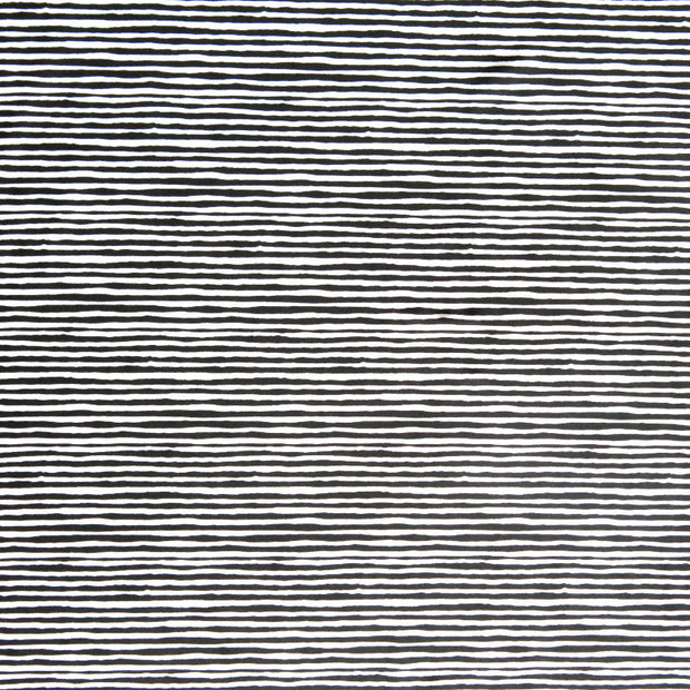 Black Shaky Stripe Nylon Spandex Swimsuit Fabric
