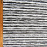 Black Shaky Stripe Nylon Spandex Swimsuit Fabric