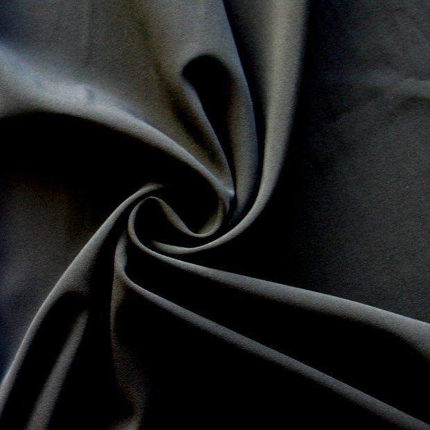 Classic Black Stretch Woven Fabric