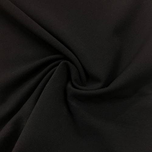 Black Moisture Wicking Nylon Spandex Supplex Fabric