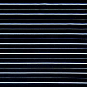 Black/White Pinstripe Nylon Spandex Swimsuit Fabric