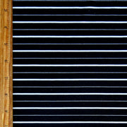Black/White Pinstripe Nylon Spandex Swimsuit Fabric