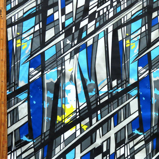 Blade Abstract Microfiber Boardshort Fabric