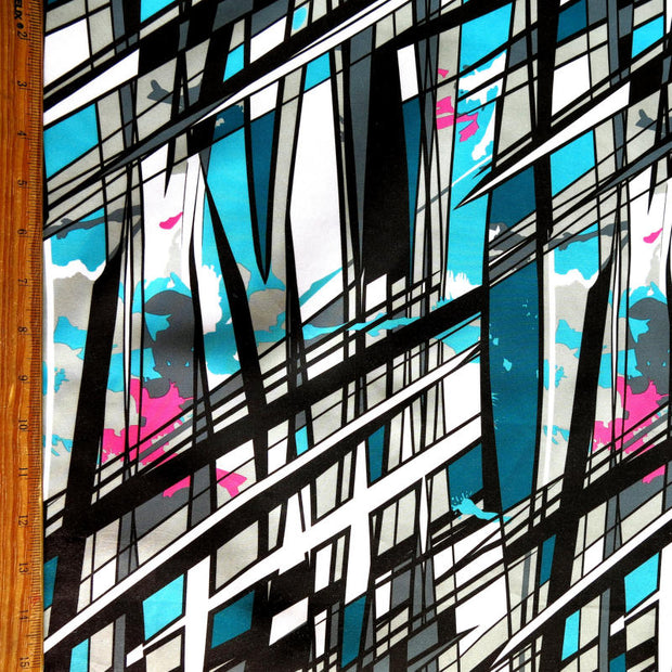 Blade Abstract Microfiber Boardshort Fabric