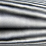 Black and Off White Micro Stripe Nylon Spandex Swimsuit Fabric