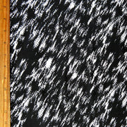 Black/White Diagonal Abstract Nylon Spandex Swimsuit Fabric