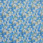 Blue/Yellow Floral Nylon Spandex Swimsuit Fabric