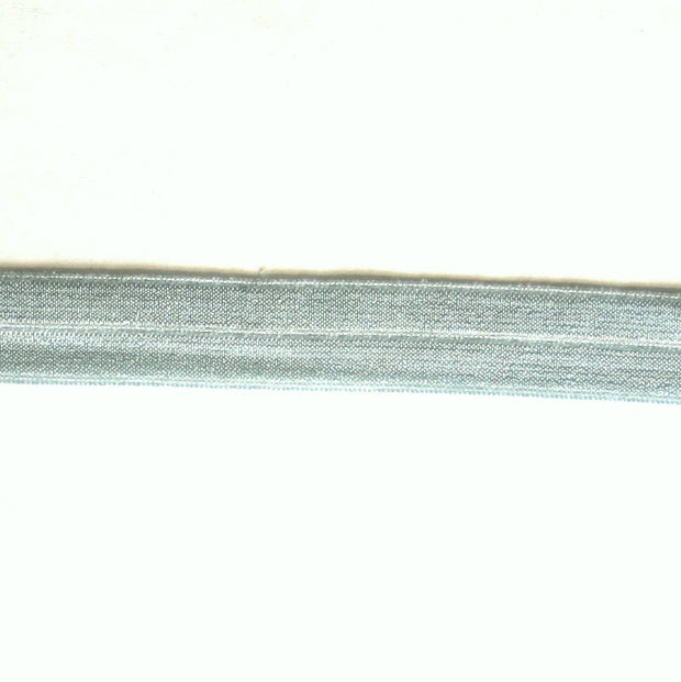 Blue Frost Fold Over Elastic Trim