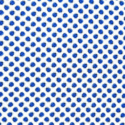 Blue Ladybugs on White Nylon Spandex Swimsuit Fabric