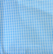 Blue and White Gingham Nylon Lycra Swimsuit Fabric