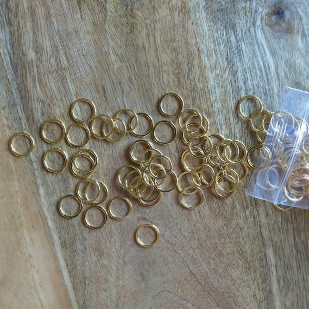 1/2 inch Gold Bra Rings