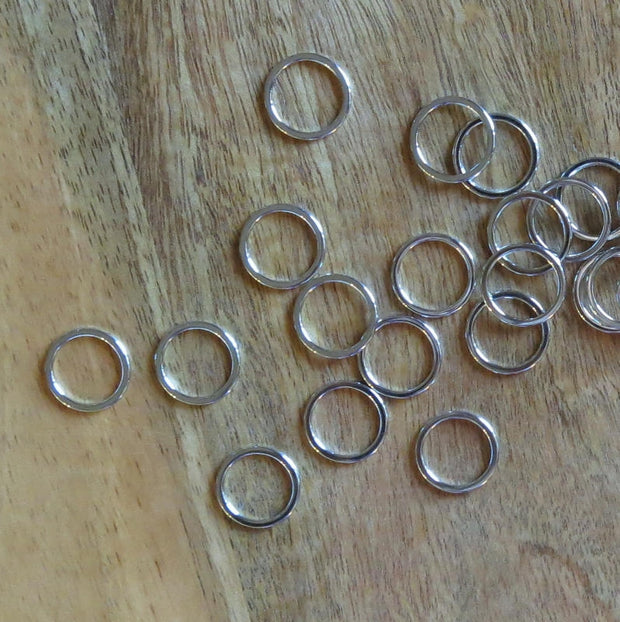 1/2 inch Silver Bra Rings