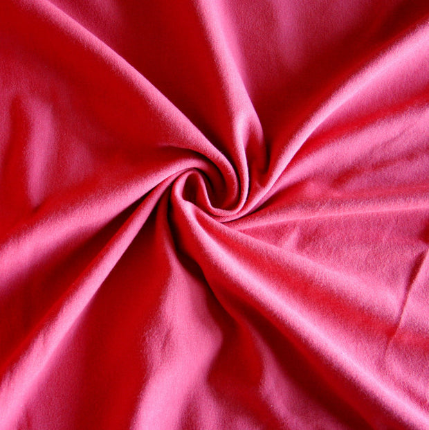 Brick Red Cotton Lycra Jersey Knit Fabric