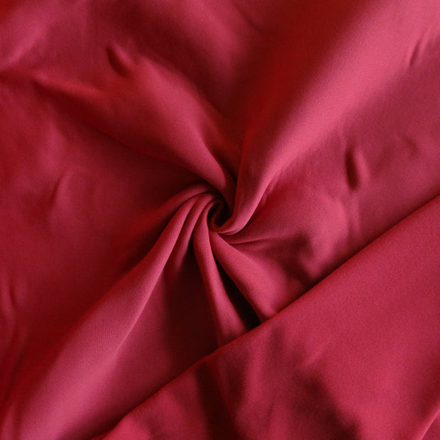 Brick Red Polartec Powerstretch Fleece Knit Fabric - 25" Remnant