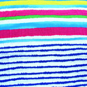 Bright Stripe Rayon Jersey Knit Fabric