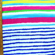 Bright Stripe Rayon Jersey Knit Fabric