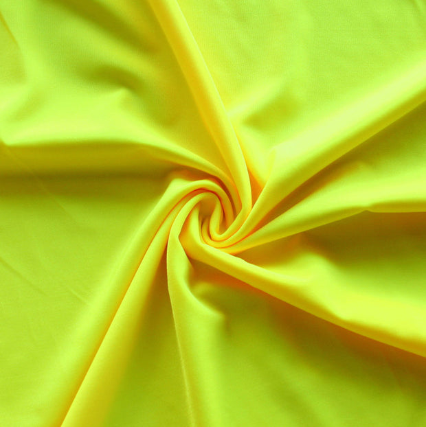 Bright Yellow Nylon Lycra Swimsuit Fabric