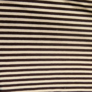Brown and Pink 3/16" wide Stripe Cotton Lycra Knit Fabric