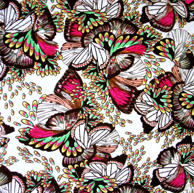 Mariposa Butterfly Rayon Modal Knit Fabric