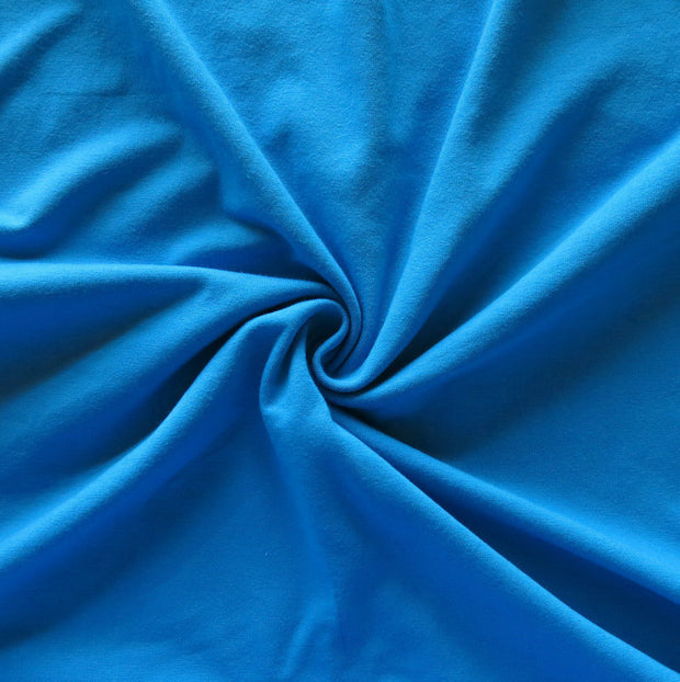 Cadet Blue 10 oz. Cotton Lycra Jersey Knit Fabric