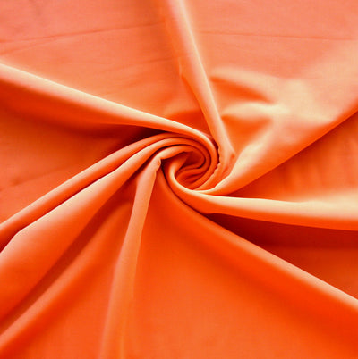 Orange Nylon Spandex Swimsuit Fabric