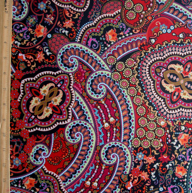 Cecily Paisley Nylon Lycra Swimsuit Fabric