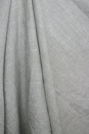 Heathered Grey Bamboo Linen Woven Fabric