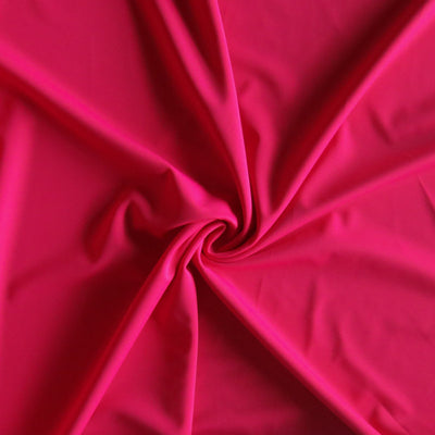 Cherry Pink Palm Rec 18 Recycled Nylon Spandex Swimsuit Fabric