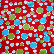 Christmas Bubble Dots Cotton Lycra Knit Fabric