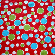 Christmas Bubble Dots Cotton Lycra Knit Fabric - 32" Remnant