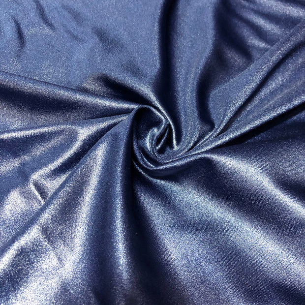 Liquid Lucid Ciré Navy Blazer Nylon Spandex Swimsuit Fabric