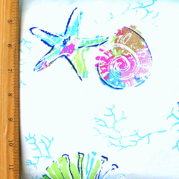 Coastal Cotton Knit Fabric by Fresh Produce - SECONDS - Not Quite Perfect
