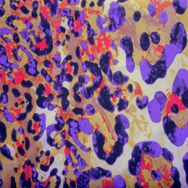 Colorful Leopard Swimsuit Fabric
