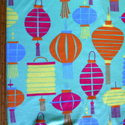 Colorful Lanterns Cotton Interlock Fabric