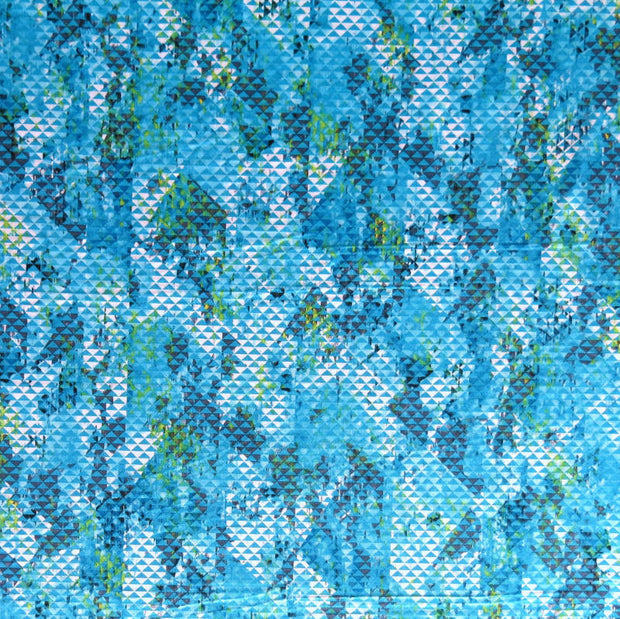 Cool Triangles Nylon Spandex Swimsuit Fabric - 29" Remnant