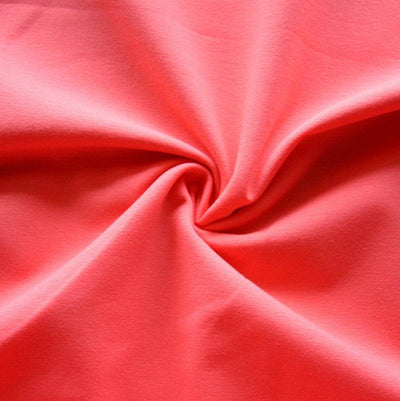 Coral Cotton Lycra Jersey Knit Fabric