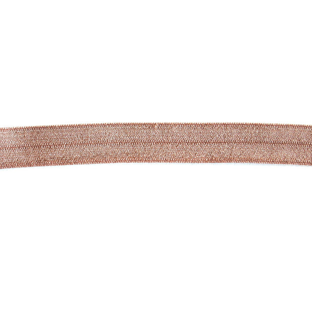 Creamy Coffee Fold Over Elastic Trim