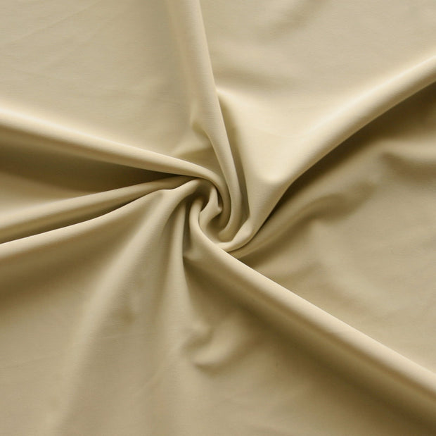 Cream Nylon Lycra Swimsuit Fabric