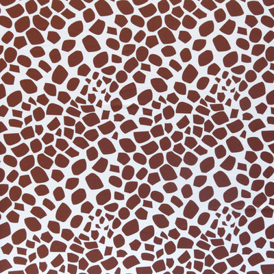 New Giraffe Poly Spandex Swimsuit Fabric - 22" Remnant