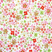 Dainty Delight Floral Cotton Lycra Knit Fabric