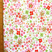 Dainty Delight Floral Cotton Lycra Knit Fabric