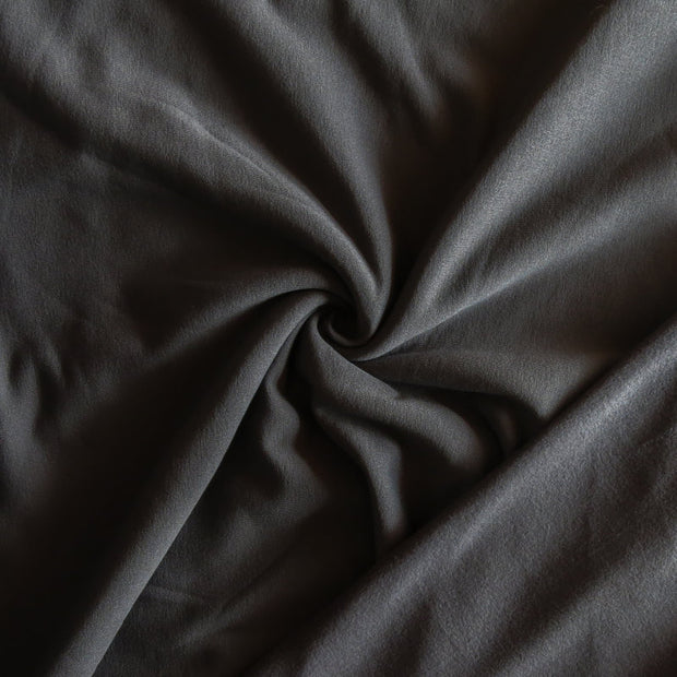 Dark Grey Polartec Powerstretch Fleece Knit Fabric