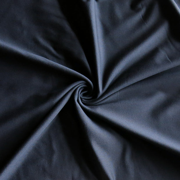 Dark Navy Dry-Flex Recycled Poly Lycra Jersey Knit Fabric
