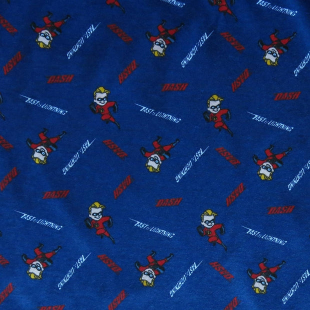Dashing Superhero Kid Cotton Knit Fabric