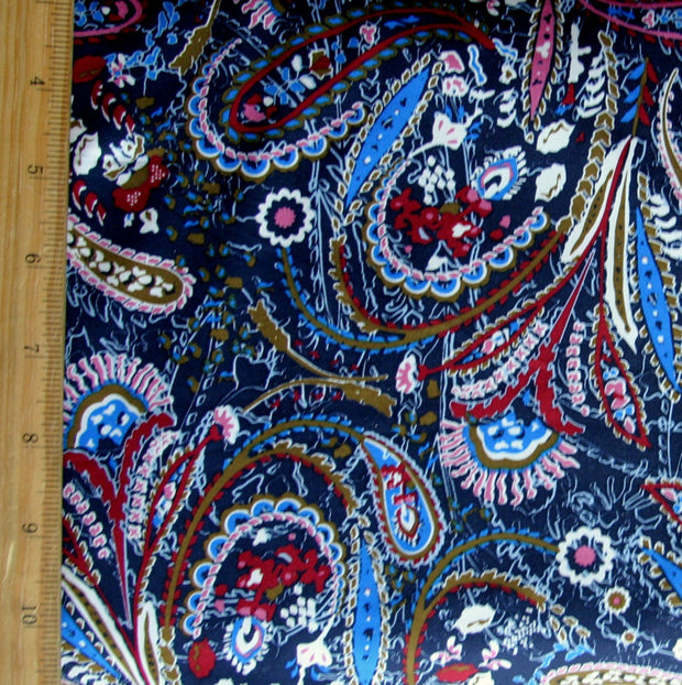 Dirty Martini Paisley Swimsuit Fabric