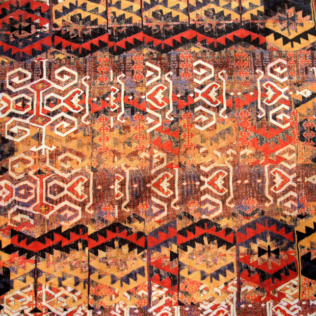 Distressed Aztec Nylon Spandex Swimsuit Fabric